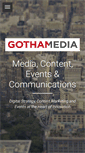 Mobile Screenshot of gothammediastrategies.com